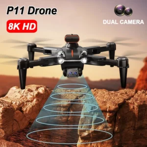 8K HD P11 Drone GPS Aerial Pography Dual Camera Omnidirectional Obstacle Avoidance Quadcopter Drones