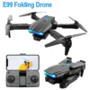 E99 Drone with Remote Control Foldable Mini Drones for Beginners Kids Toy Helicopter Portable Four axis Drone Quadcopter
