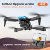 E99 Drone with Remote Control Foldable Mini Drones for Beginners Kids Toy Helicopter Portable Four axis Drone Quadcopter