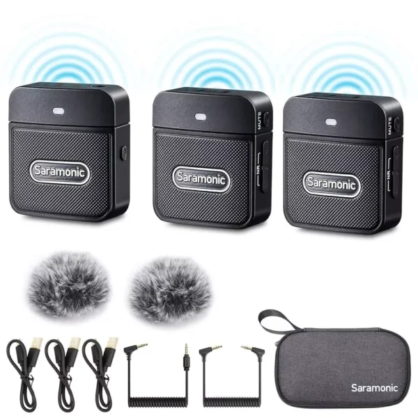 Saramonic Blink 100 B2 2 Person Digital Camera Mount Wireless Clip On Microphone
