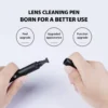 Professional Lens Cleaning Pen with Carbon tip and Brush for Optics Camera Lens Screen Cleaning