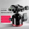Tripod Ball Head Lightweight Stability Mount for DSLR Camera Monopod Aluminum Alloy Rotation Travel Photography
