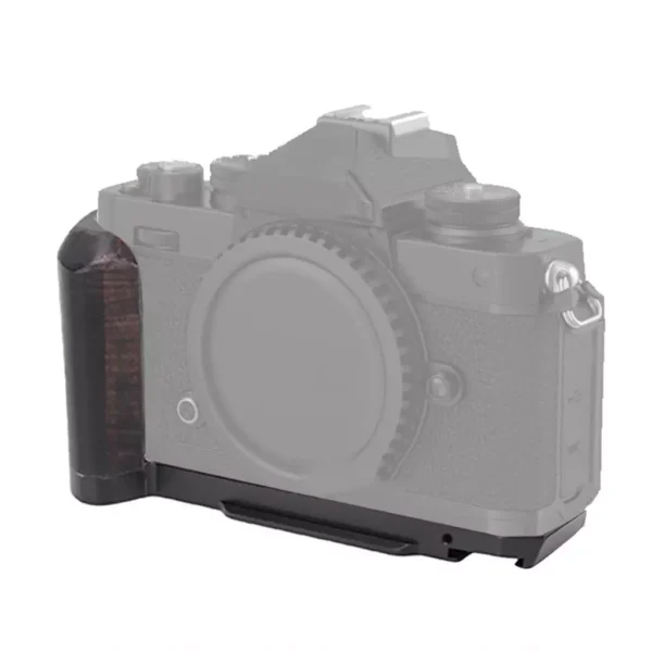 Handgrip L Shape Grip Fit for Camera Mounting Baseplate with Blackwood Handle Quick Release Plate