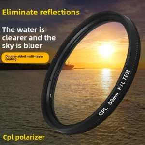 CPL camera polarizer polarizing SLR filter anti reflection mirrorless photography multi coated filter