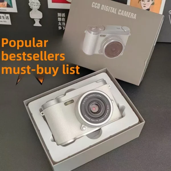 CCD digital camera for self portraits suitable for beginners high definition travel camera retro portable compact camera
