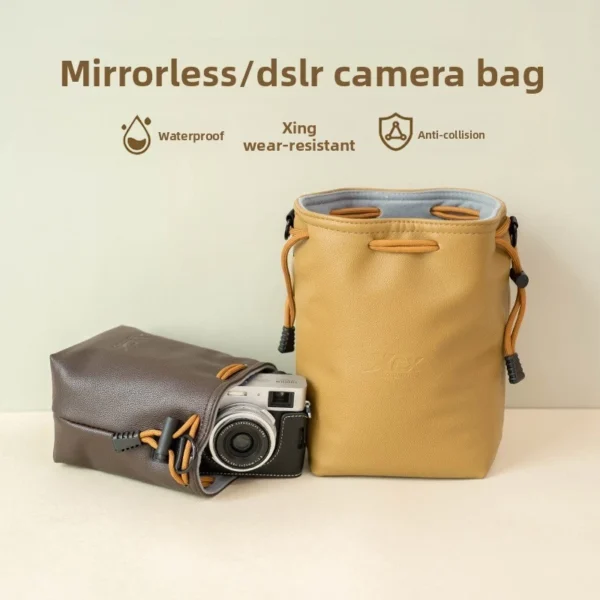camera bag storage bag mirrorless camera lens bag inner bag Random