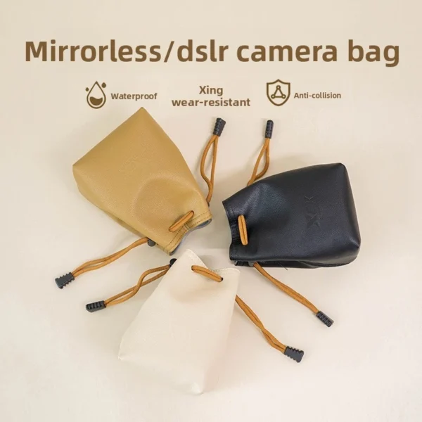 camera bag storage bag mirrorless camera lens bag inner bag Random