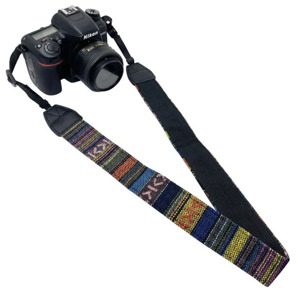 Ethnic style vintage camera shoulder strap DSLR mirrorless camera strap stylish camera photography strap