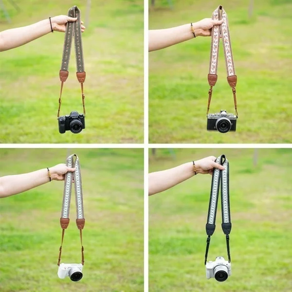 Camera shoulder strap suitable for neck strap accessories Random