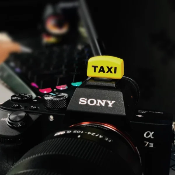 TAXI camera shoe cover shoe protective cover cartoon design suitable for DSLR mirrorless cameras