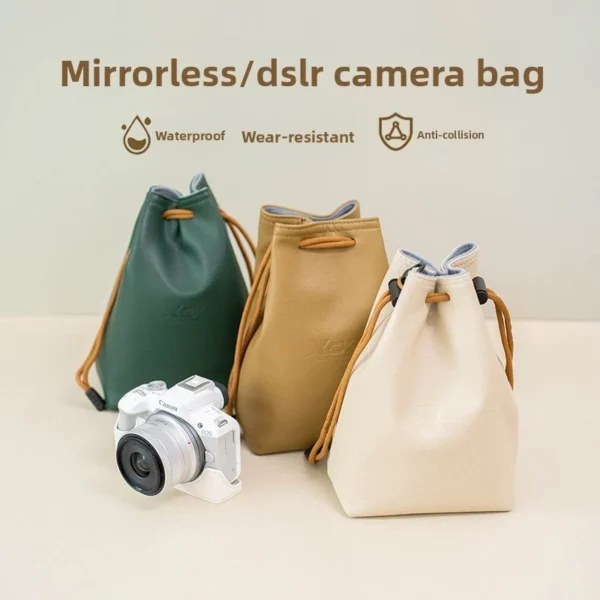 camera bag storage bag mirrorless camera lens bag inner bag Random